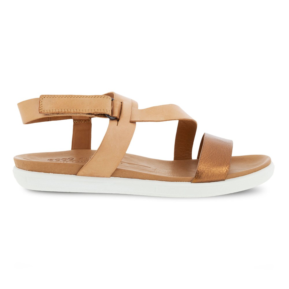 Sandalias Mujer - ECCO Simpil Flat - Kaki - SYZ321409